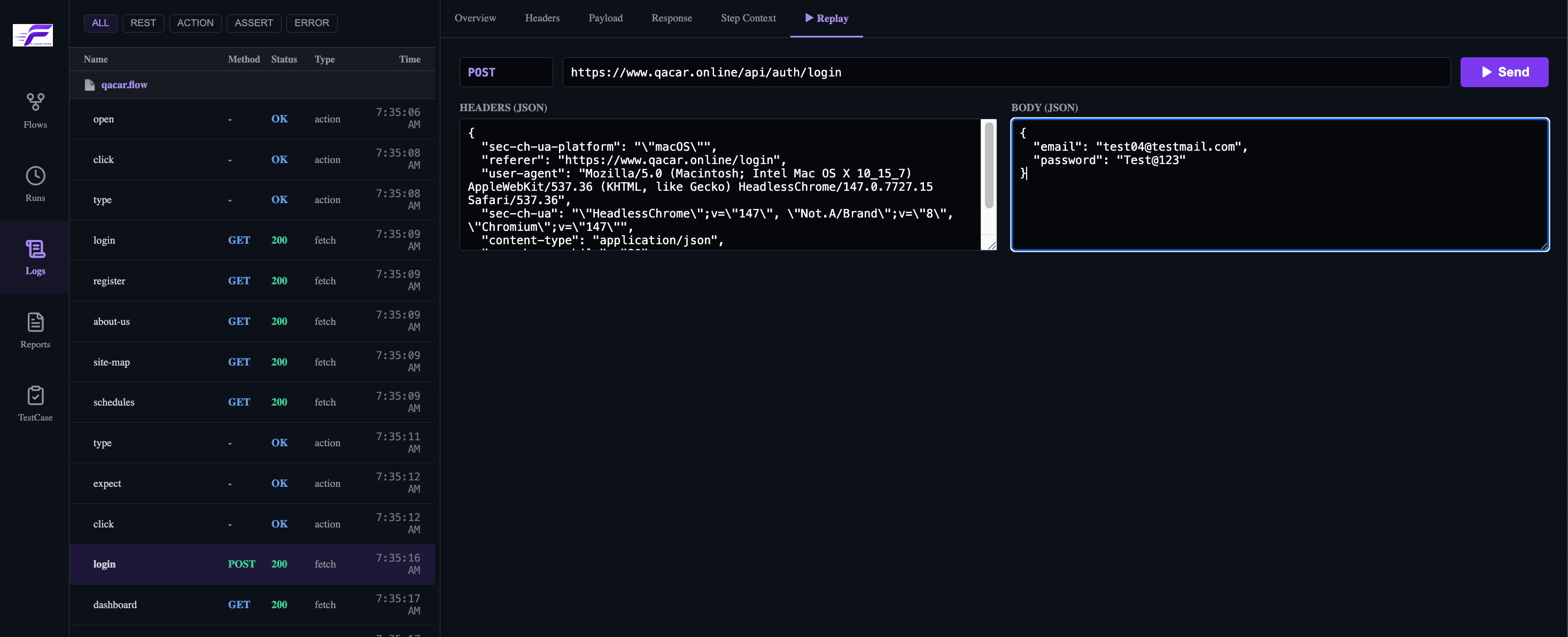 Native API Debugger